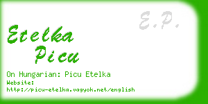 etelka picu business card